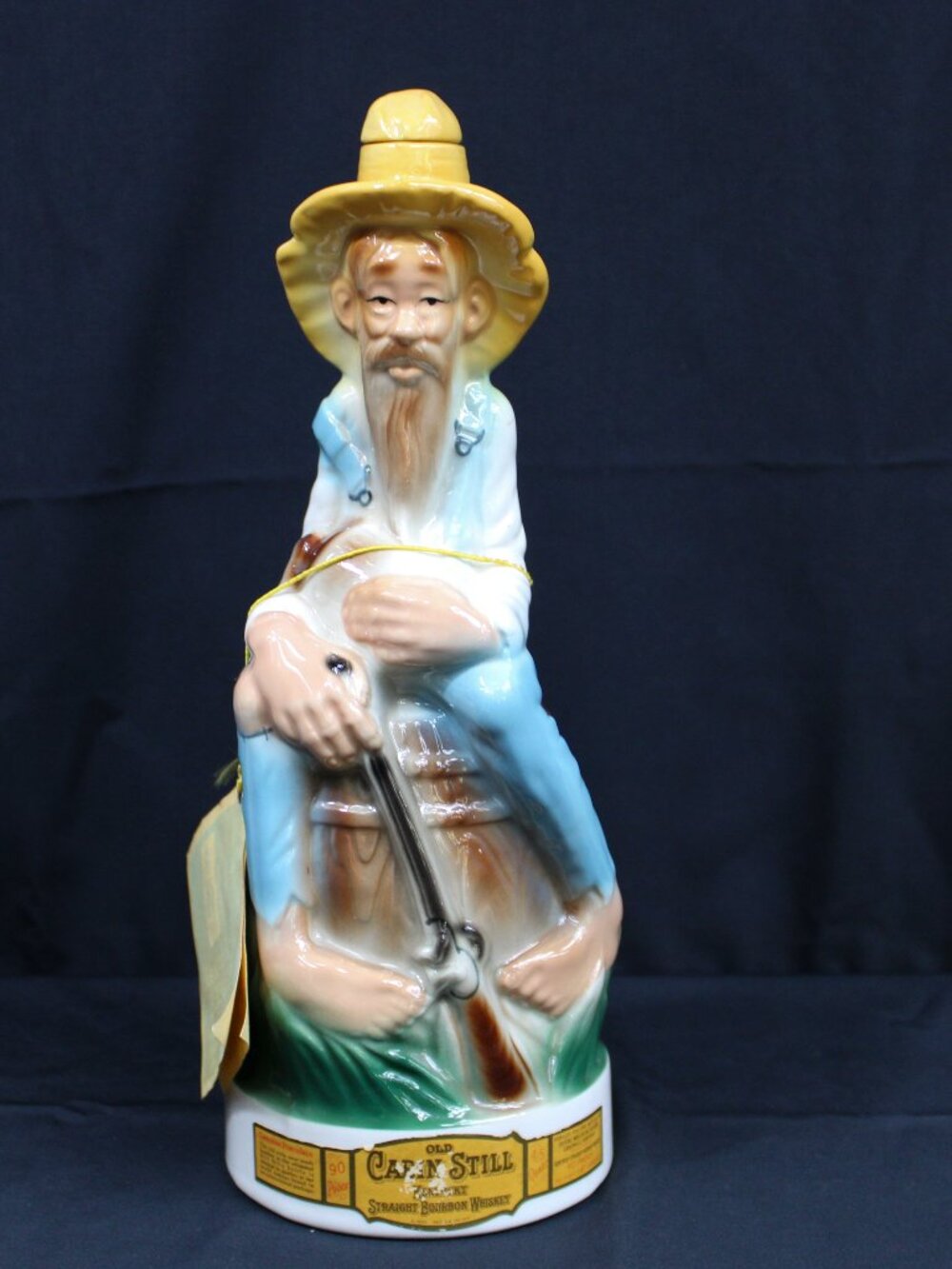 Kentucky Hillbilly Old Cabin Still Porcelain Decanter 1969 Stitzel Weller Empty